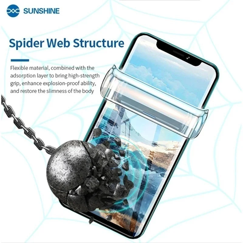 Sunshine SS-057H Гидрогелевая пленка HD матовая конфиденциальность для любых телефонов, планшетов, защита экрана, должен Интеллектуальный режущий ... (art.: 3920bf8cfdf33) - 3920bf8cfdf33