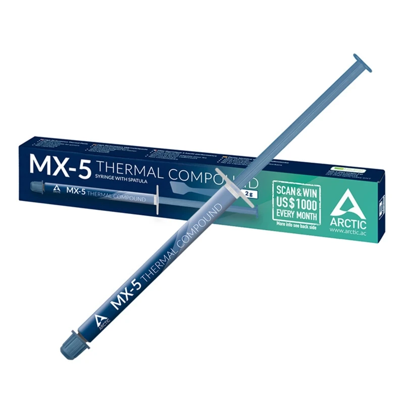 

MX-5 Thermal Paste Grease 2g 4g 8g Silicone Gel Professional Heat Dissipation Compound For Laptop CPU GPU Processor