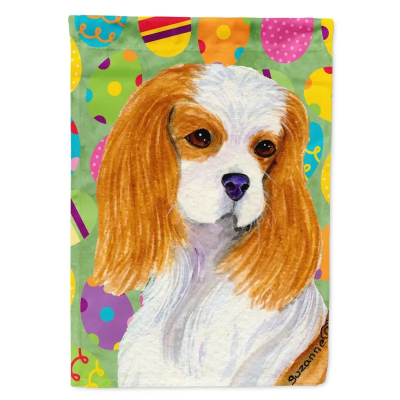 

Treasures SS4872-FLAG-PARENT Cavalier Spaniel Easter Eggtravaganza Flag, , multicolor