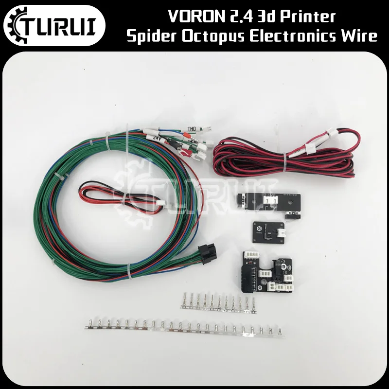 

TURUI Voron 2.4 Wires Trident Hark Afterburner Ab Pcb Kit With Ptfe Harness Cable Set 2 4