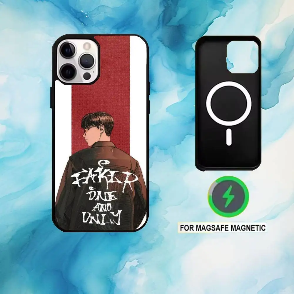 Чехол для телефона SKT T1 Faker L-LOL для iPhone17,16,15,14,13,12,11 Plus, Pro Max с магнитной беспроводной зарядкой Magsafe (art.: 3920d2ca6ba34) - 3920d2ca6ba34