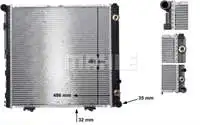 

CR291000S engine water radiator (air conditioning/automatic SANZIMAN) W124 9395 s1124 s11124 C124