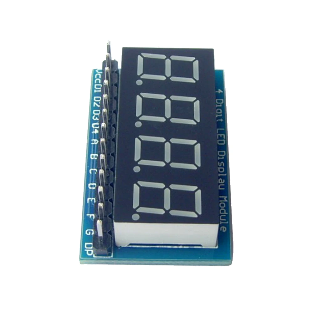 

Four-digit red highlight digital tube display module