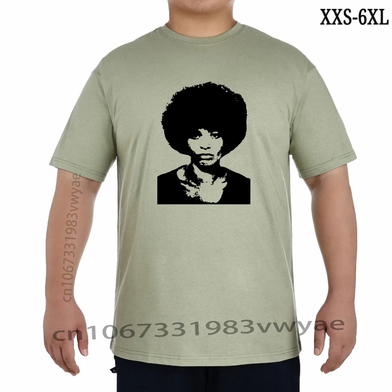 

Angela Davis T Shirt Political Activist 1960' Politics Loose Size Top Tee Shirt XXS-6XL