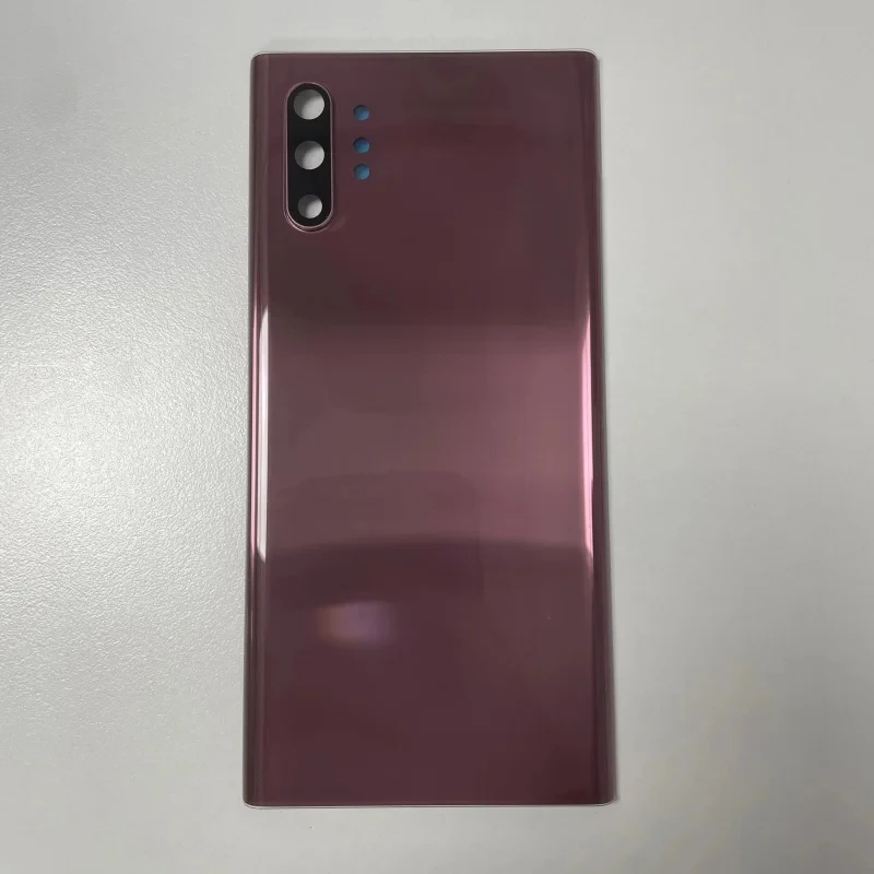 Фото Высококачественная задняя крышка аккумуляторного отсека для Samsung Galaxy Note10 N970f Note 10 Plus N975f, 3D стеклянная панель, задняя крышка корпуса, чехол для камеры №5
