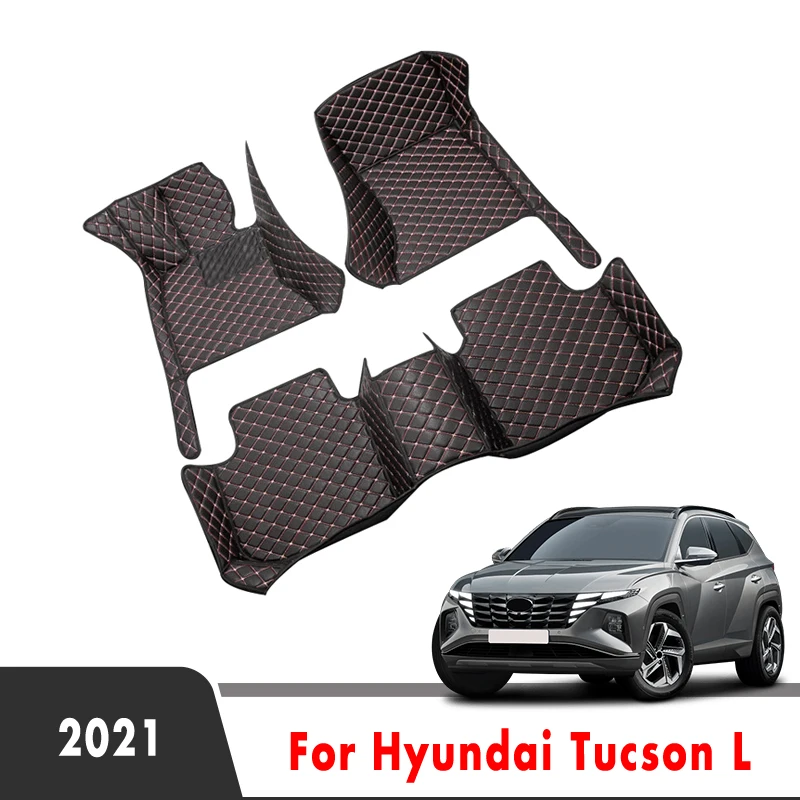 Car Floor Mats For Hyundai Tucson L 2023 2022 2021 Auto Interiors Accessories Foot Rugs Products Automobiles Covers Custom Parts