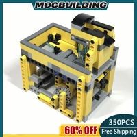 moc building block gbc ball pump module dribbling device diy assembly model sports childrens gift toy