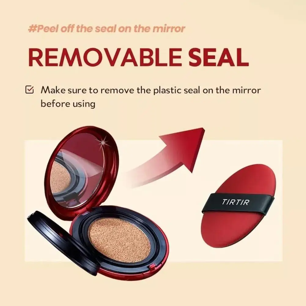 18gTIRTIR Mask Fit Red Air Cushion Foundation 23N Цвет песка 55N Полуматовый консилер Песочный цвет