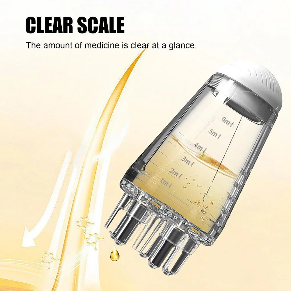 Аппликатор для кожи головы жидкая расческа портативная мини-массажная жидкий