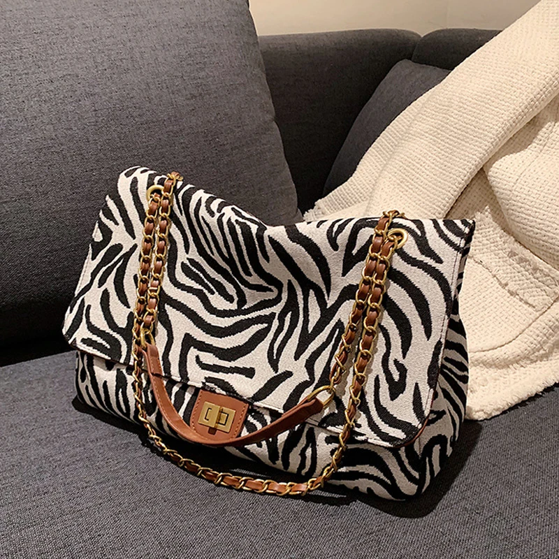 

Fashion Trend Large Crossbody Lady Punk Handbags Women'S Canvas Casual Vintage Tote Shoulder Bags For Girl Sling Messenger Bag