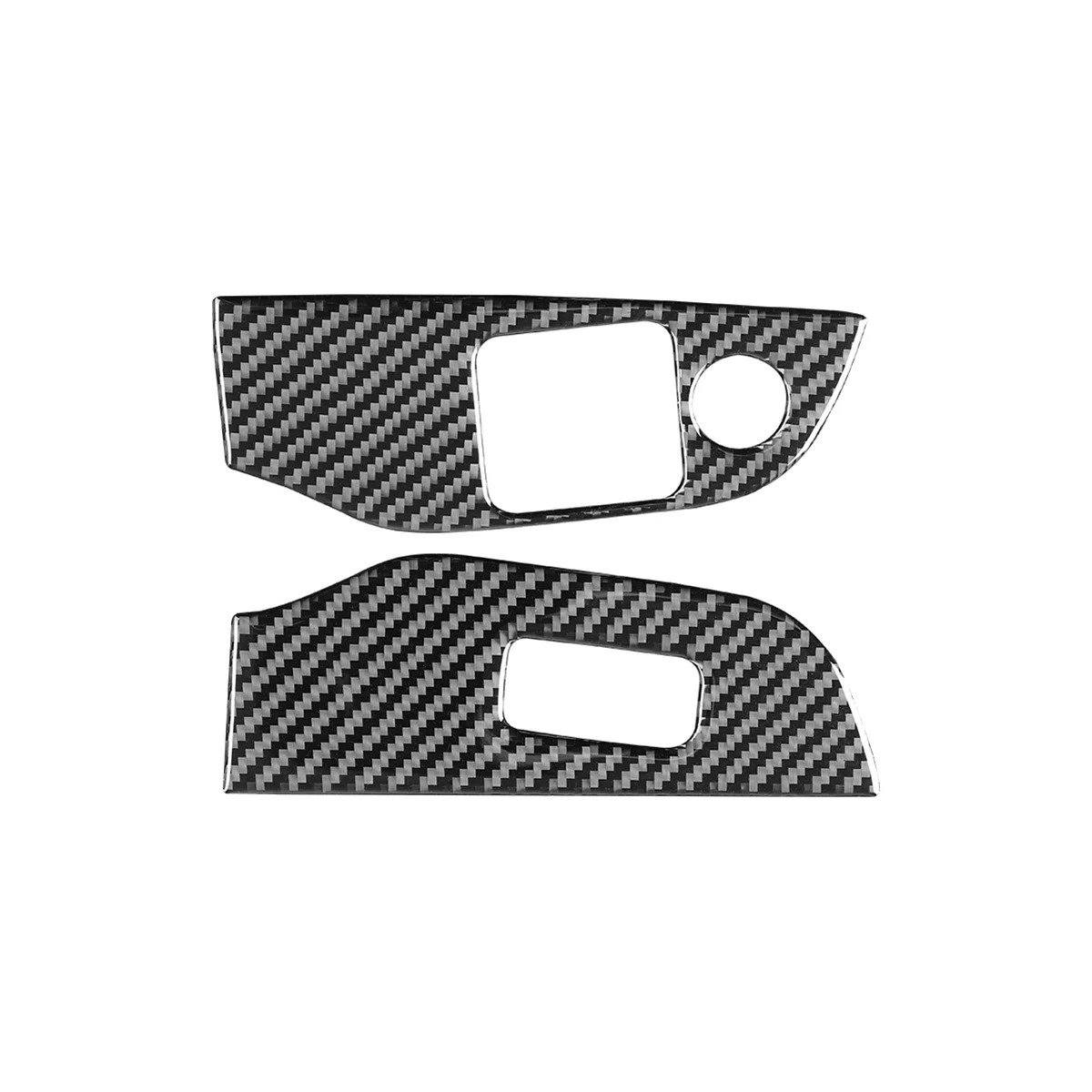 

For 2003 2004 2005 Soft Carbon Fiber Window Lift Switch Button Cover Trim Sticker Accessories