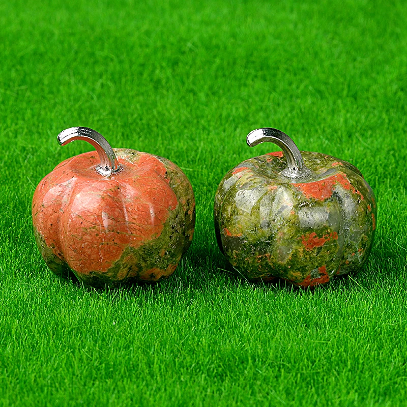 

Натуральные лечебные кристаллы, статуя тыквы, 30 мм, 1 шт