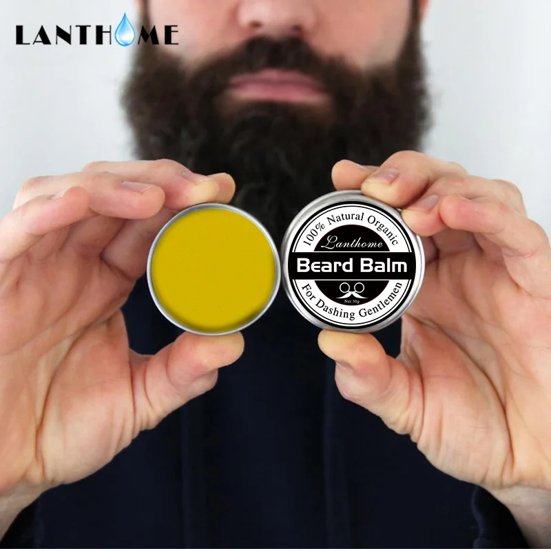

1 Pc Men Natural Beard Oil Balm Moustache Wax for Styling Beeswax Moisturizing Smoothing Gentlemen Care Wholesale Dropshipping