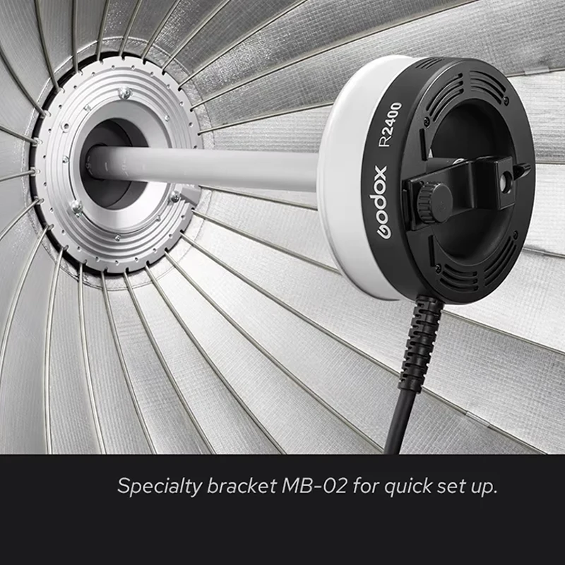Кольцевая вспышка Godox Witstro AR400 400W Speedlite с литий-ионным аккумулятором и светодиодной видеолампой для Sony, Canon, Nikon DSLR и других камер (art.: 3920daeda1db2) - 3920daeda1db2