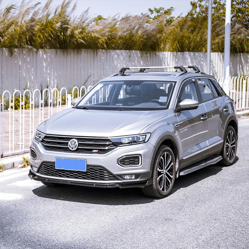 Для VW T-Roc / T Roc TSI TDI 2017-2022 автомобильный передний бампер разветвитель спойлера
