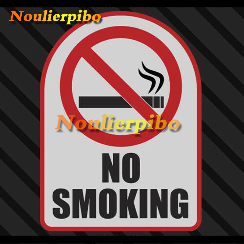 

No Smoking Stickers Reflective Die Cut PVC Vinyl Decals Business Window Wall Doors Auto Shop Bar Shop Decals