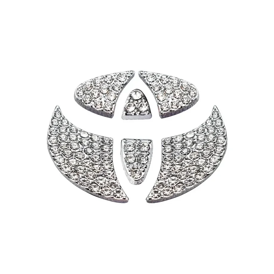 

1 шт., наклейка на руль автомобиля, наклейка с кристаллами и бриллиантами для Toyota Chr Auris Raize Rav4 Yaris Cross Corolla, декоративные аксессуары