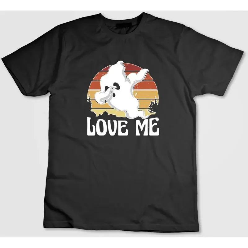 Фото Футболка с коротким рукавом Love Me Ghost для мужчин и женщин Y103 №1