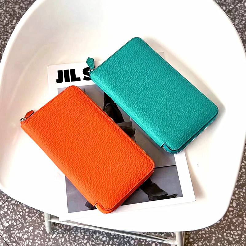 

Женский Длинный кошелек-клатч из натуральной кожи