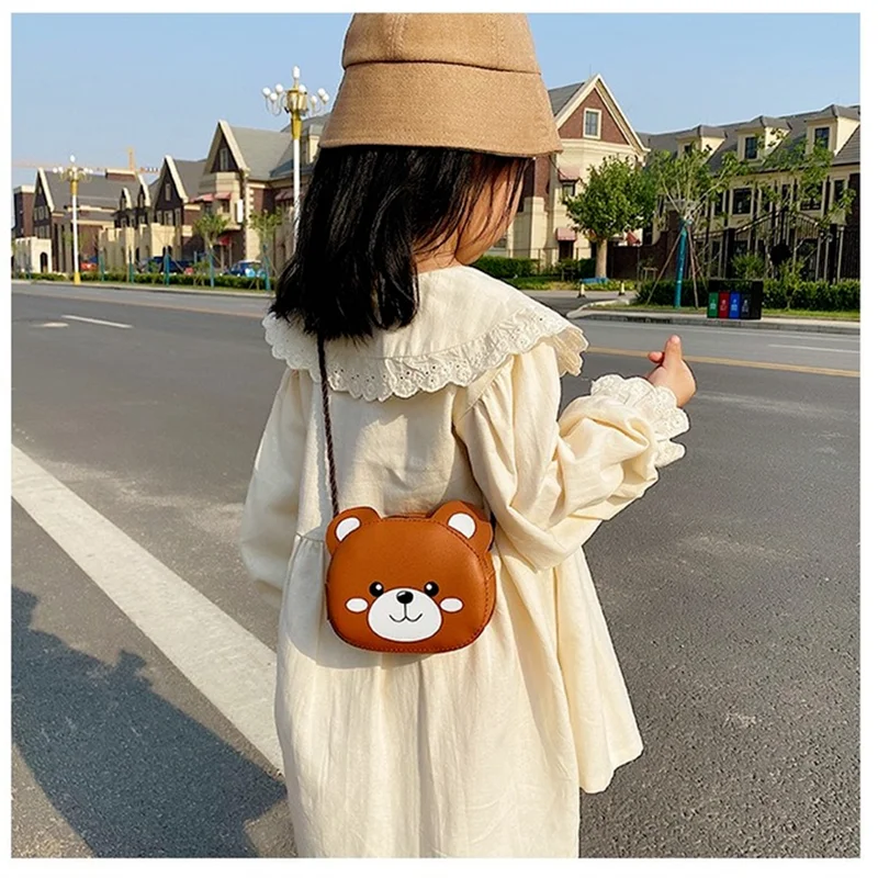 

5 Styles Newest Arrival Girl Crossbody Bags Cute Cartoon Animal Coin Purse Handbag Children Wallet Small Coin Bag
