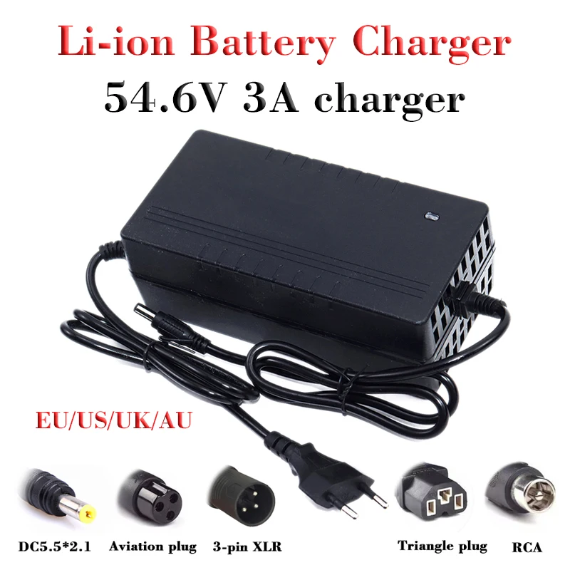 Зарядное устройство для литиевых аккумуляторов 54 6 В 3 А 48