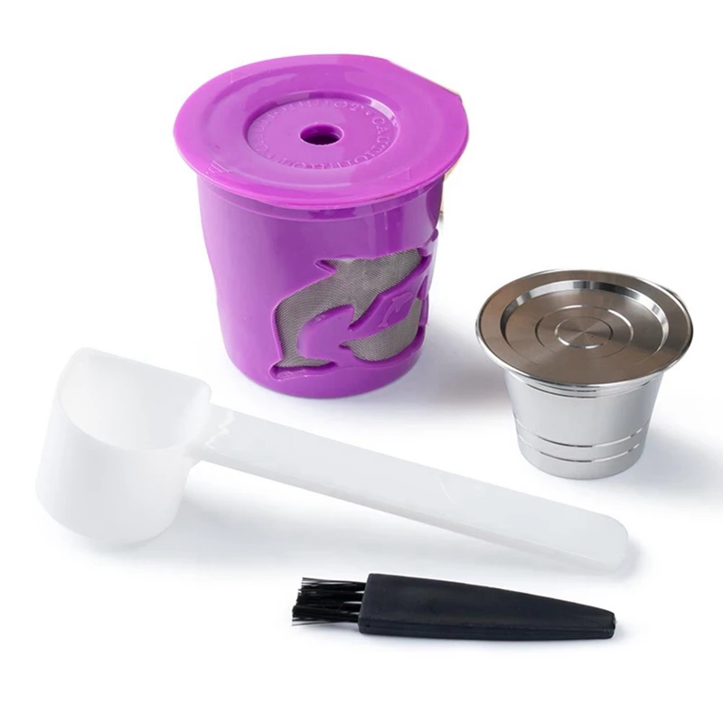 

Refillable Stainless Steel Espresso Coffee Maker Capsule for Instant Machine Reusable Filter Coffee Pods