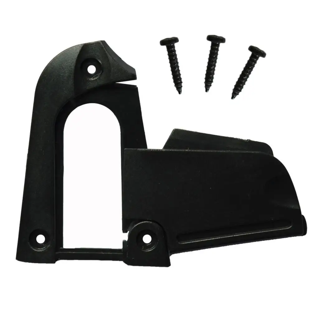 Черная крышка с 3 отверстиями и винтами для деталей электрогитары