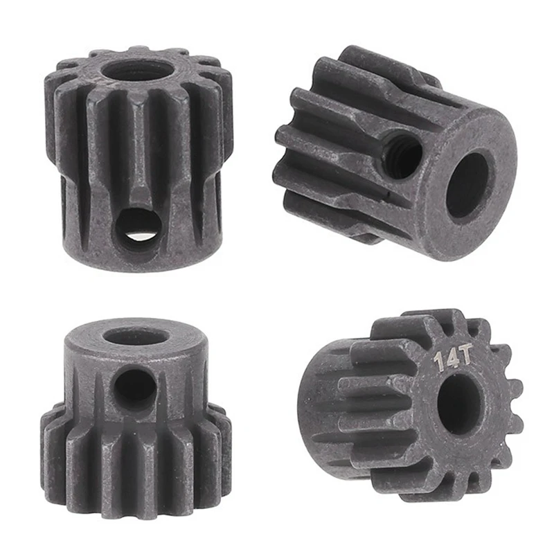 

2 комплекта M1 5 мм шестеренчатая передача двигателя для 1/8 RC автомобиля матовая бесщеточная фотография и 14T