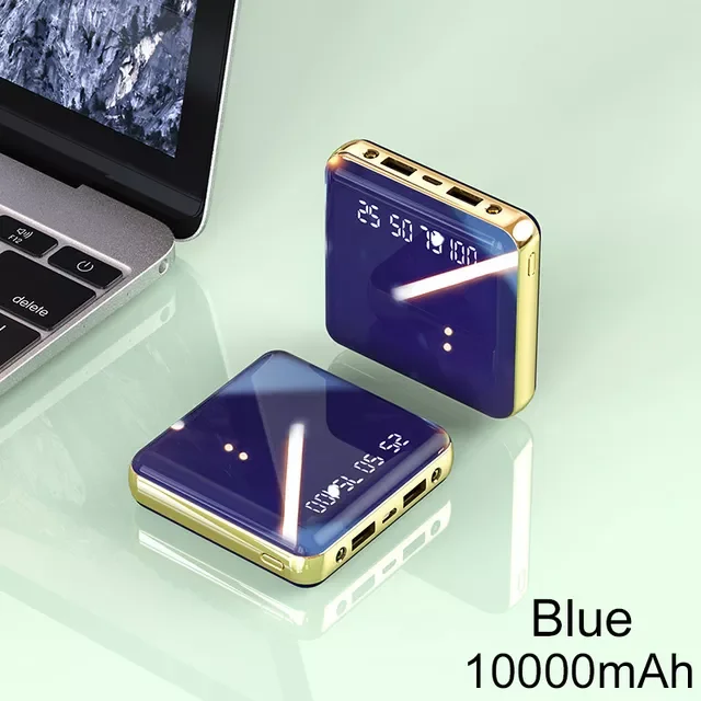 

2022NEW 20000mAh Mini Power Bank For iPhone 13 Pro Max Portable Charger External Battery 10000mAh Fast Charging USB Powerbank