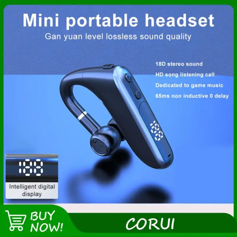

Stereo Earphone Hanging Ear Single Ear Bass Sport Earbuds Long Standby Tws Headset Noise Reduction Wireless Headphones