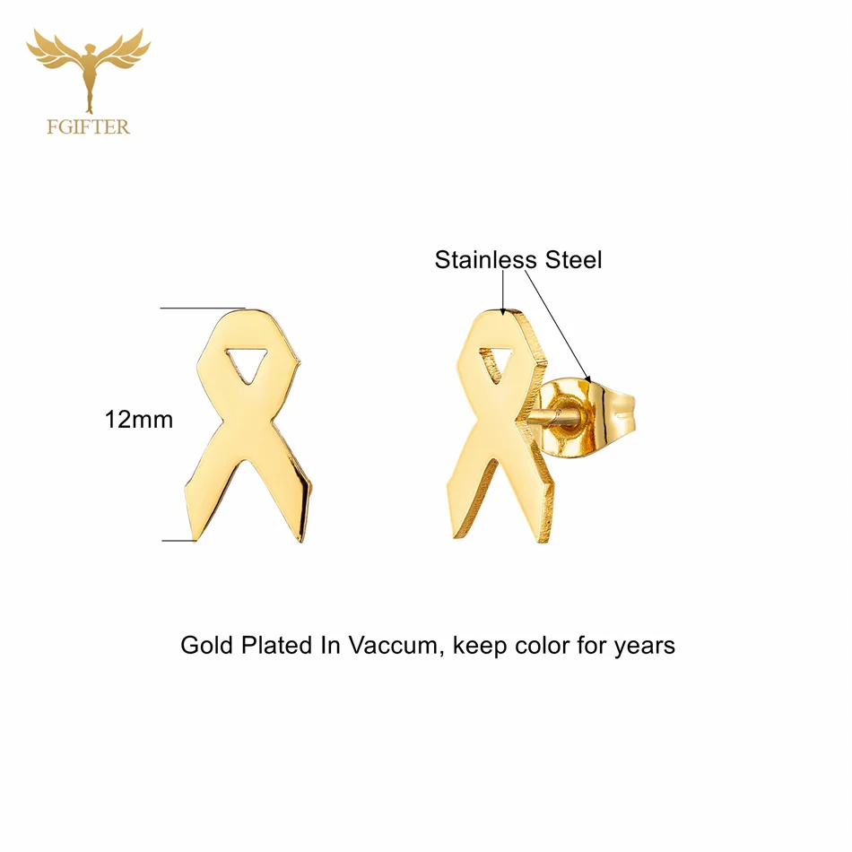 Серьги-гвоздики из нержавеющей стали в ассортименте