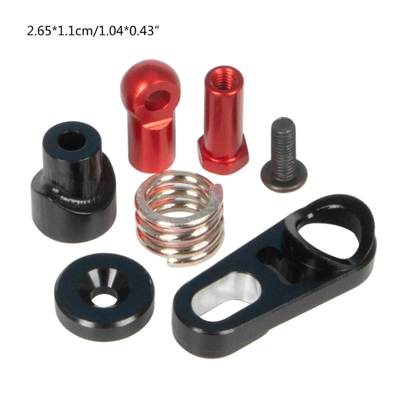 

Protective Servo Arm 1/6AXIAL SCX6 1/10 SCX10III AxialScx6 Shift Servo Mount For Scx6 Aluminum Alloy gearbox Gear shift