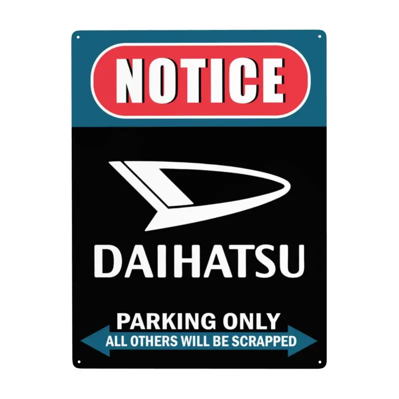 

Металлический плакат DAIHATSU с железным знаком, плакат, плакат для бара, паба, клуба, кафе, домашняя тарелка для украшения стен