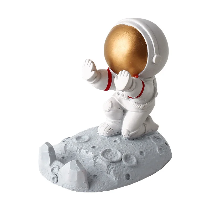 popular home furnishings astronaut hand made mobile phone ipad flat base bracket wholesale phone holder free global shipping