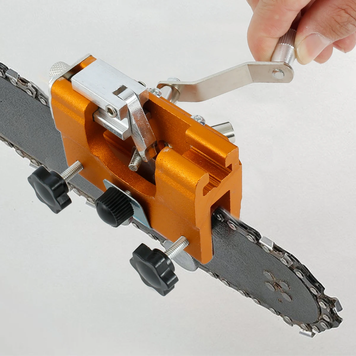 

Chainsaw Chain Sharpening Jig Deluxe Chainsaw Sharpening Easy to Use Suitable For All Kinds Of Chain Saws And Electric Saws