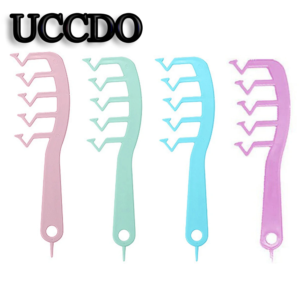 

Z-shaped Hair Combs Curly Hair Volumizer Hairline Comb Hair Slit Cover Brush Hair Care Tools Hair Styling Hair Root Fluffy Combs