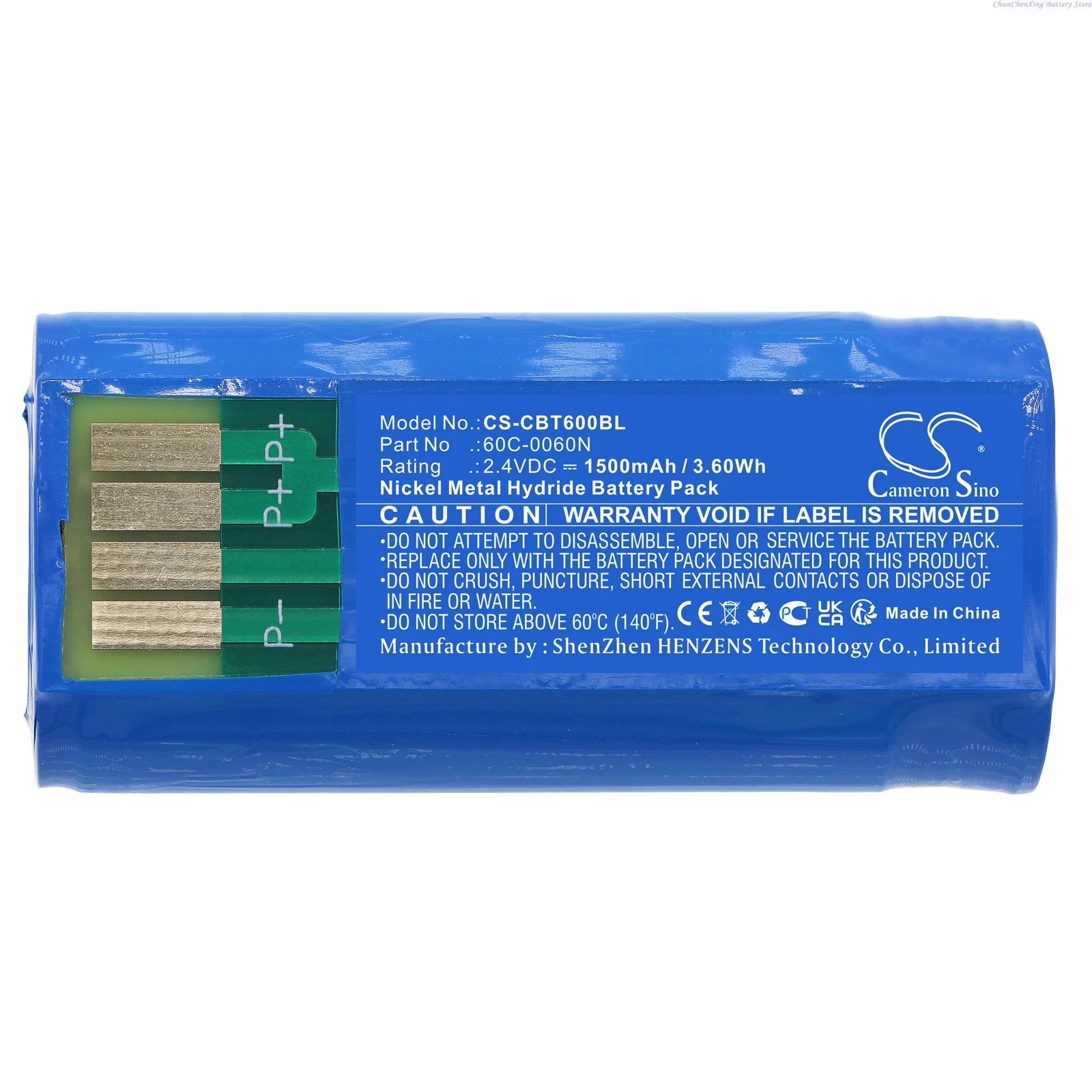 Фото Аккумулятор Cameron Sino 2.4V 1500mAh 60C-0060N для пульта дистанционного управления краном Cattron Theimeg 70C0003KIT 70C-0003KIT-C №2