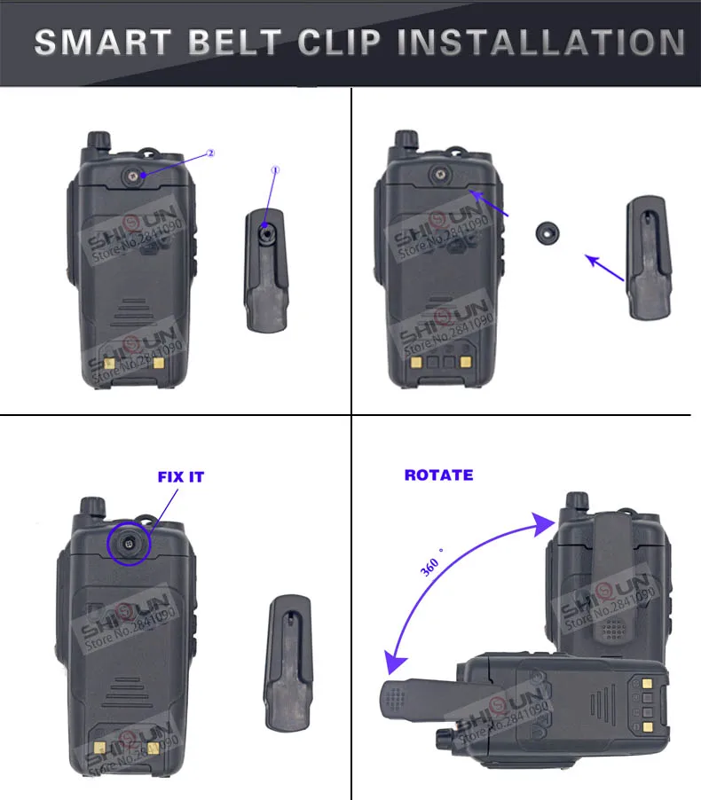 original belt clip for baofeng uv 9r pro uv 9r plus uv xr uv 5s bf a58 t 57 bf 9700 gt 3wp uv 5r wp walkie talkie belt clip uv9r free global shipping