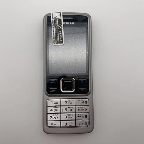 Восстановленный разблокированный оригинальный мобильный телефон 6300 GSM 900/1900, русская, арабская иврит, клавиатура, сделано в Финляндии