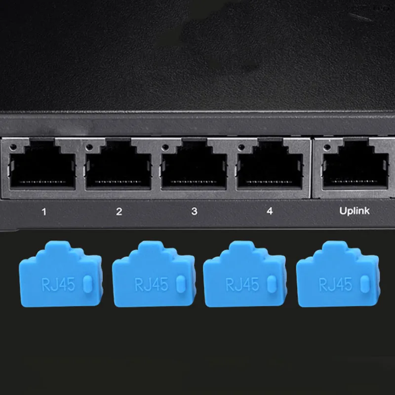1-30 шт. разноцветные защитные разъемы RJ45