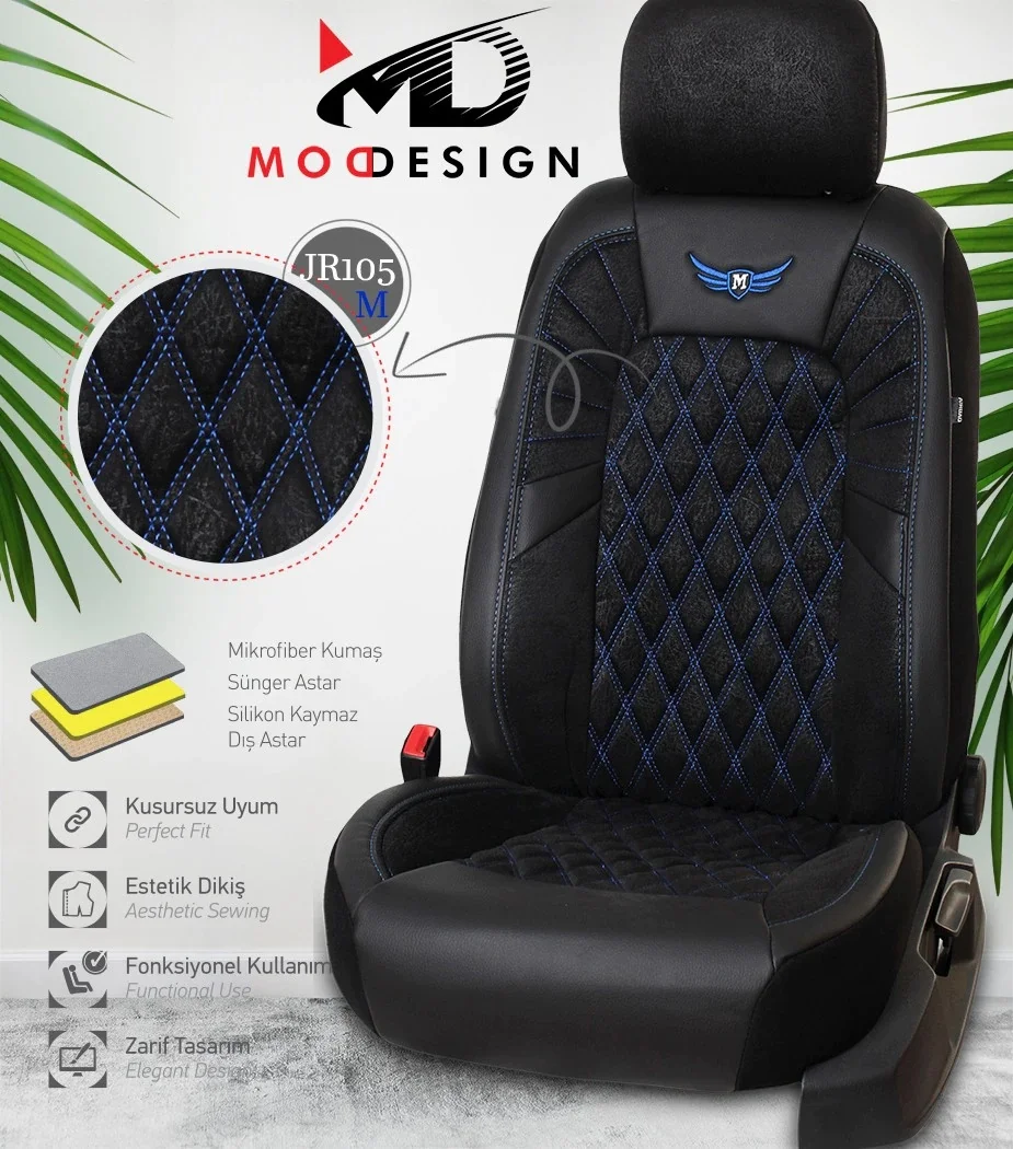 

car seat cover luxury special design airbag compatible standard A+ Quality