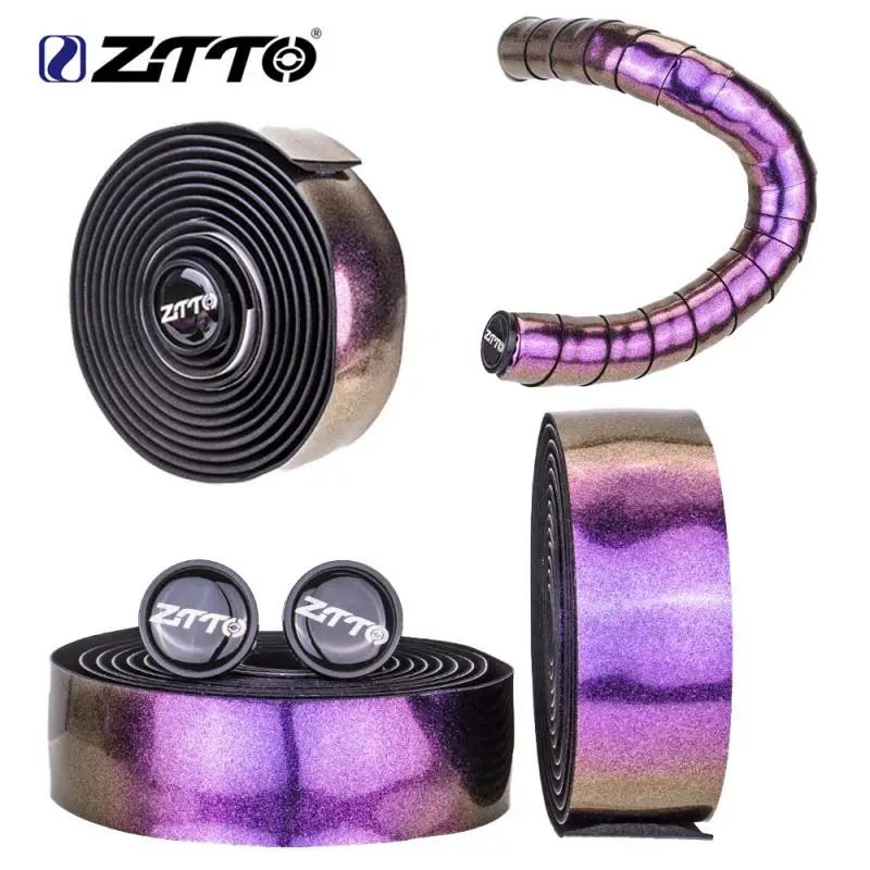 

Bike Handlebar Tape Road Bicycle Color Vibration Damping Anti-Vibration EVA PU Handle Bar Tape Cycling Wrap End Plug