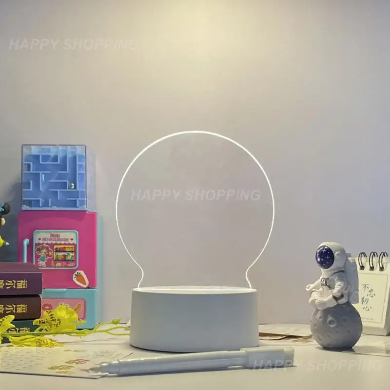 

Creative Usb For Children Girlfriend Bedroom Sleep Light Erasable Markers Rewritable Light Room Decor Lampshade Table Lamp