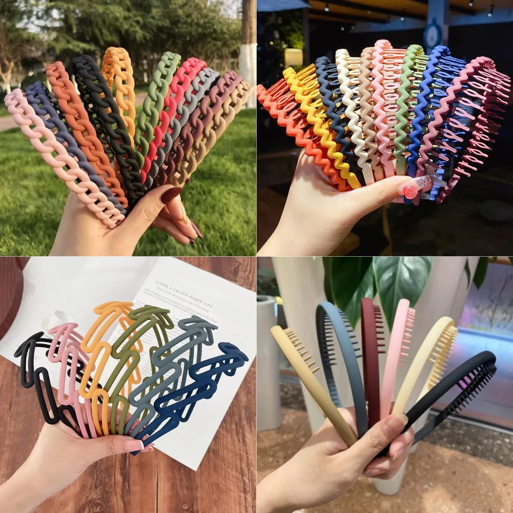 Женская резиновая повязка на голову универсальная волнистая аксессуар для волос