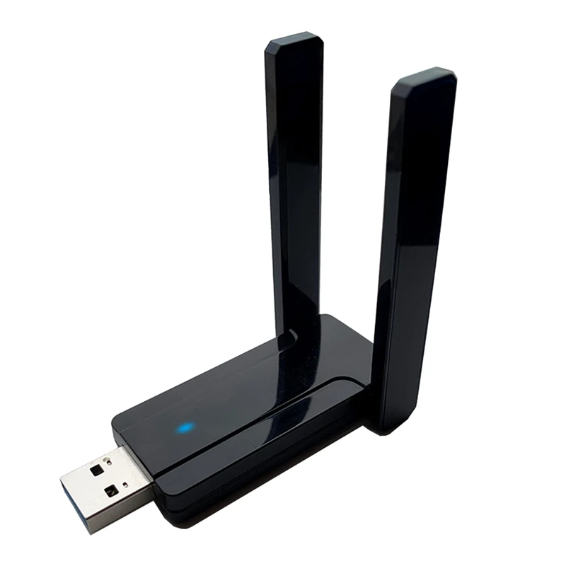 

AC1300M Wifi Adapter USB Wifi Receiver USB3.0 2.4G+5.8G Dual Antenna Wifi Dongle Network Card For Laptop Desktop