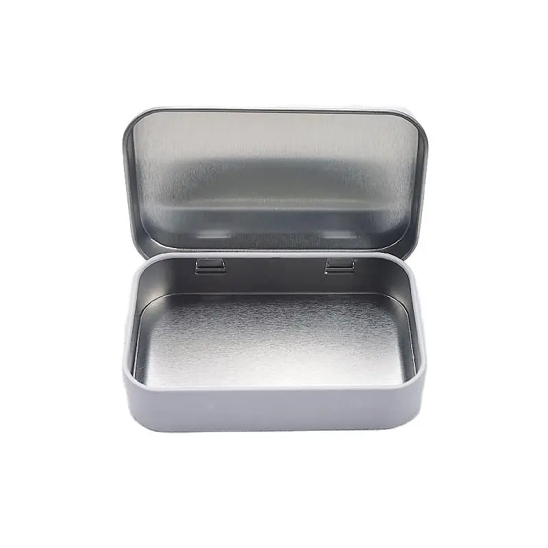 With Double White Color Coating  Mint Tin Box Candy Metal Case  Tin Packing