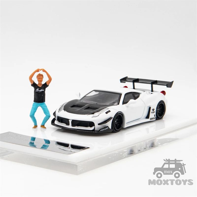 Модель звезды 1:64 фунта-силуэт работает 458 GT литая модель автомобиля