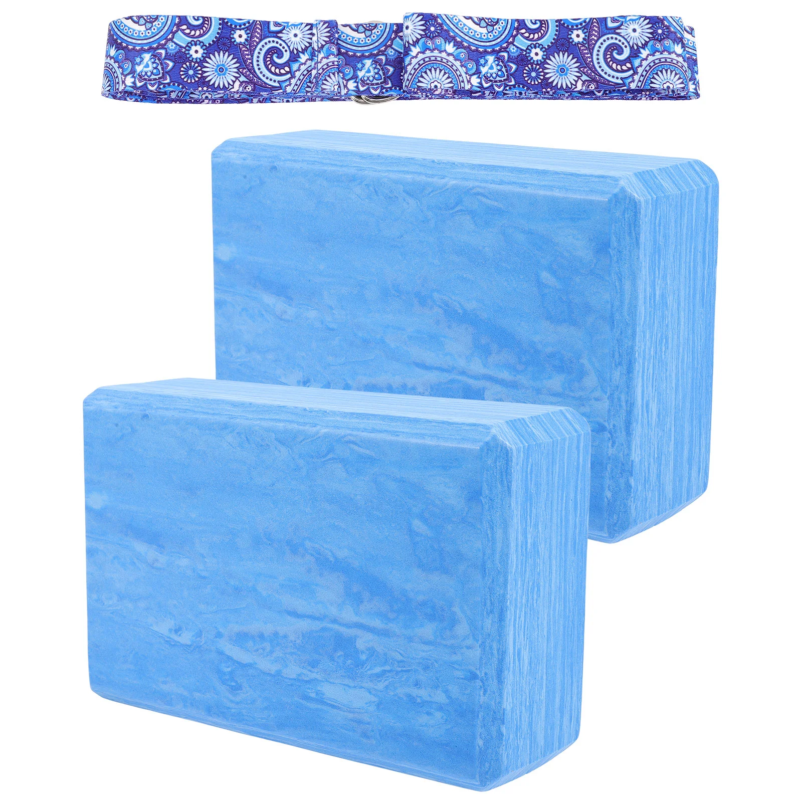 

Yoga Brick Blocks Training Block Tool Train Dancing Bricks Dancer Strap Supplies Dance Pilates Fitness Supply Workouts Non Foam