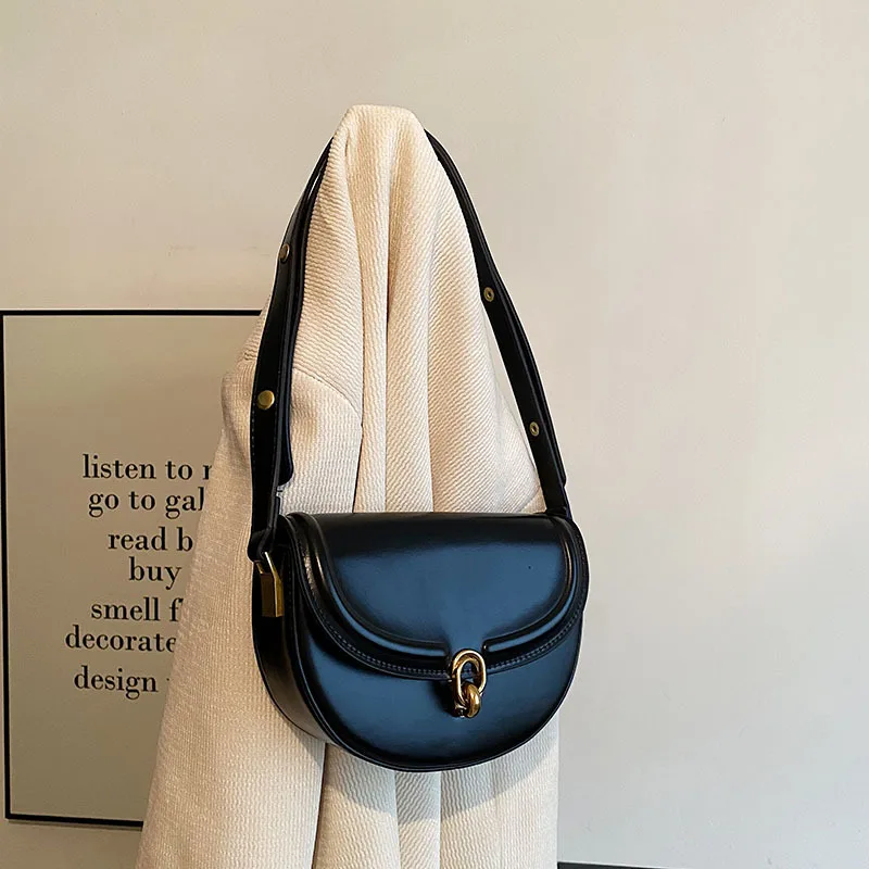 

Маленькая женская сумка в стиле ретро, новинка 2023, модная сумка на одно плечо через плечо, Маленькая женская сумка, сумки-седло под подмышки