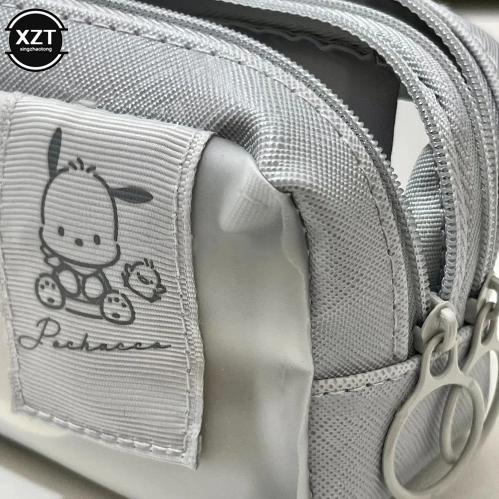 Ultra-large Capacity Pencil Bag Student Pochacco Pencil Case Multi-Layer Multi-Functional Zipper Storage Bag Stationery Box New